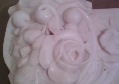 Stone restoration and repair - Flowers - Roses - NYC Stone Care