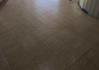 NYC Stone Care flooring work near door