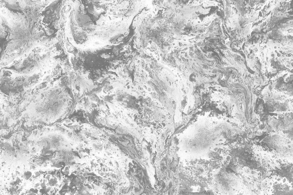 Abstract gray and white marbled texture with swirling patterns, resembling natural stone or fluid art&mdash;ideal inspiration for stone restoration NYC projects. The image features light and dark shades blending smoothly throughout the surface.